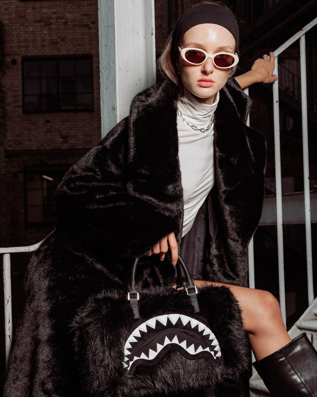 FURZILLA SHARK (NIGHT) MINI DUFFLE