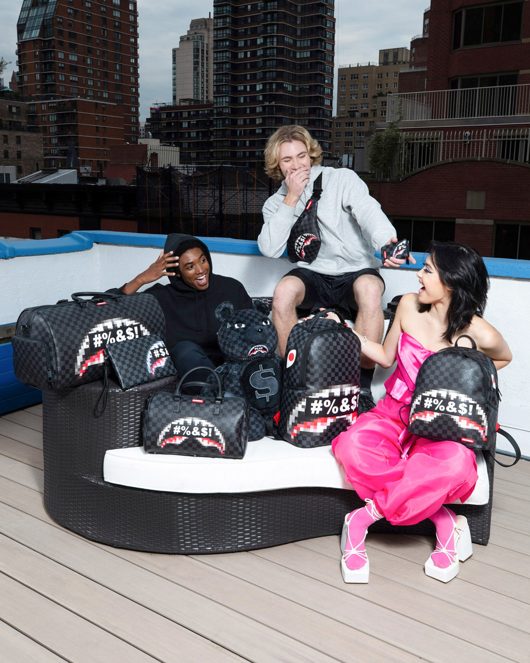 WHAT THE BEEP' SHARK MINI DUFFLE