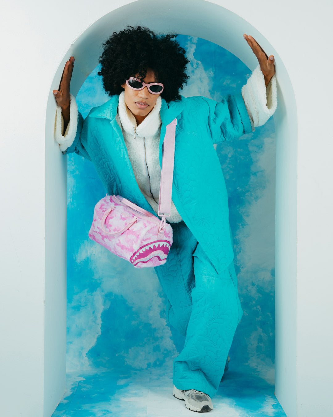 FURRROCIOUS IN PINK MINI DUFFLE