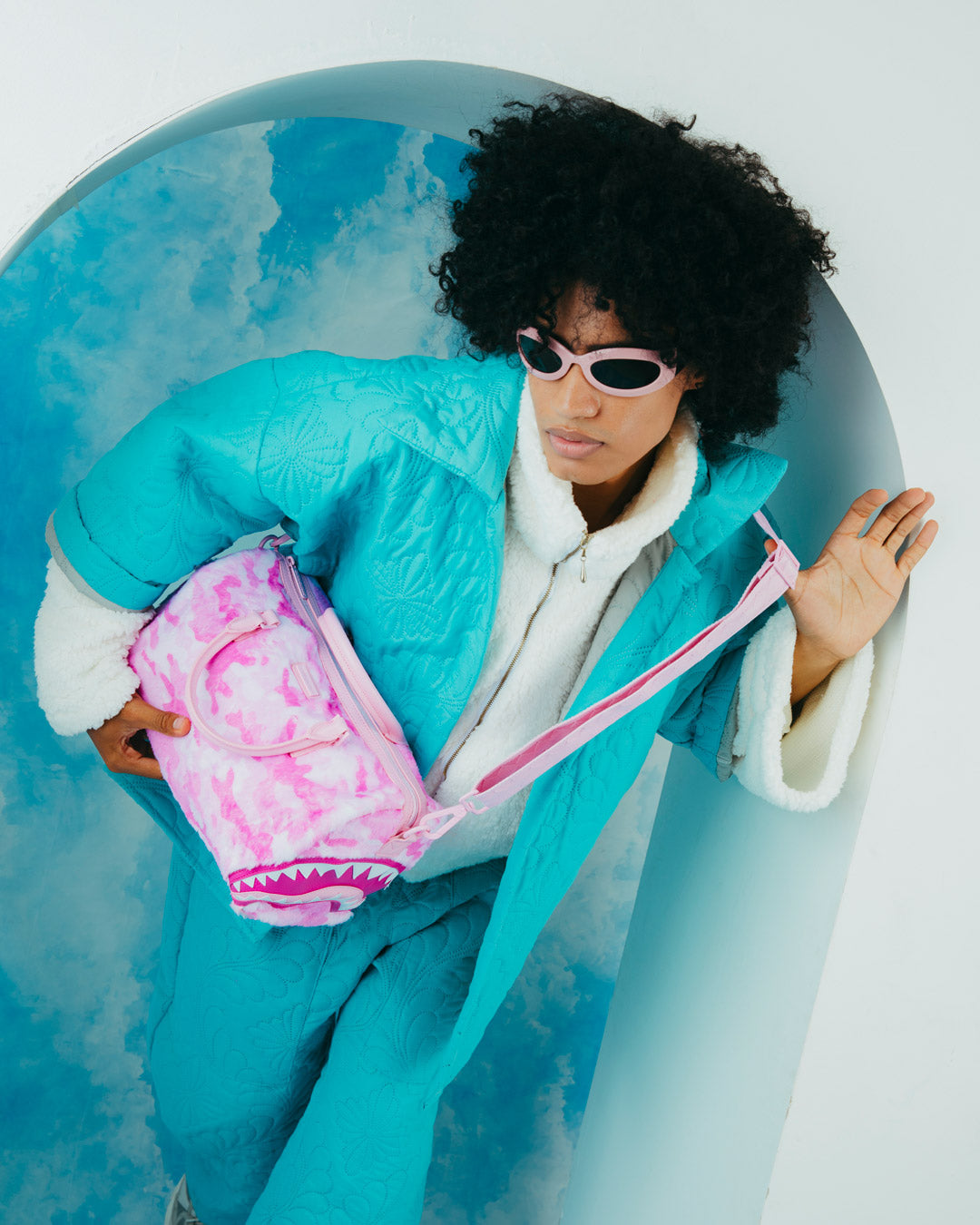 FURRROCIOUS IN PINK MINI DUFFLE