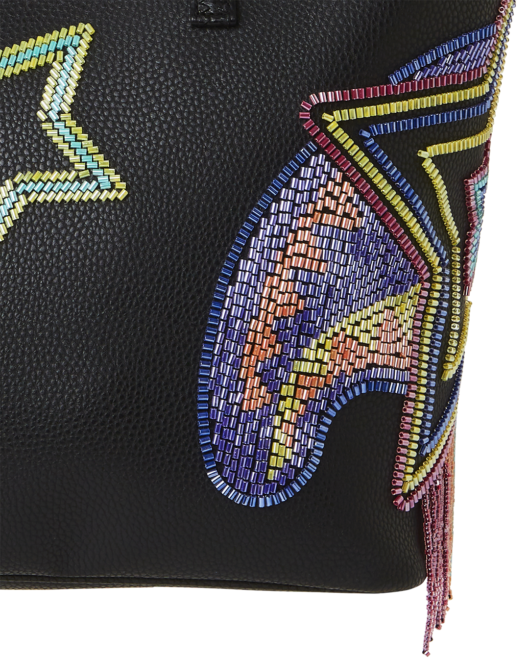 STAR RACER A.I.7 SANDFLOWER COLLAB BEADED TOTE