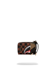 EXTERIOR GOLD ZIP POCKET SHARKS IN PARIS WALLET